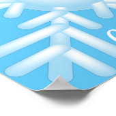 Happy Snowflake Emoticon Thunder_Cove Poster (Hoek)