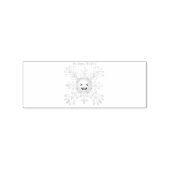 Happy Snowflake Emoticon Thunder_Cove Rubberstempel (Afrduk)