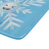 Happy Snowflake Emoticon Thunder_Cove Snijplank (Hoek)