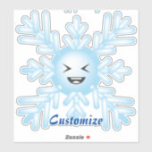 Happy Snowflake Emoticon Thunder_Cove Sticker (Vel)