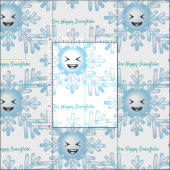 Happy Snowflake Emoticon Thunder_Cove Stof (Delen)