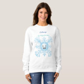 Happy Snowflake Emoticon Thunder_Cove Trui (Voorkant volledig)