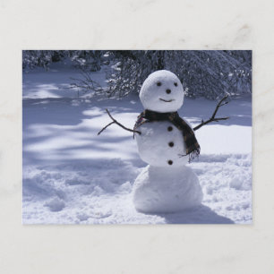 HAPPY SNOWMAN 1 BRIEFKAART