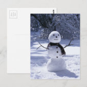 HAPPY SNOWMAN 3 BRIEFKAART (Voorkant / Achterkant)