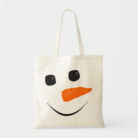 Happy Snowman Bag Tote Bag (Voorkant)