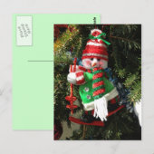 Happy Snowman briefkaart (Voorkant / Achterkant)