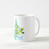 Happy Snowman Cartoon Koffiemok (Voorkant rechts)