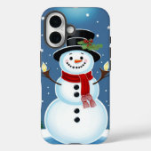 Happy Snowman Case-Mate iPhone Case (Achterkant)