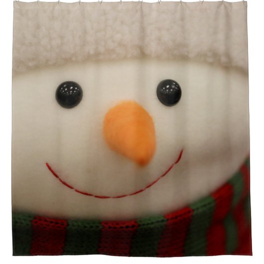 Happy Snowman douchergordijn Douchegordijn (Voorkant)