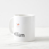 Happy Snowman Face Coffee Mug Koffiemok (Voorkant links)