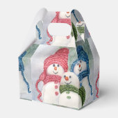 HAPPY SNOWMAN FAMILIY BEDANKDOOSJES (Achterkant)