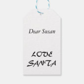 HAPPY SNOWMAN FAMILY CadeauLabel (Achterkant)