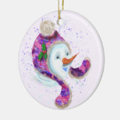 Happy Snowman Kerstboom Ornament (Links)