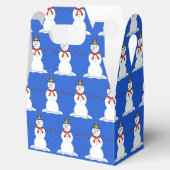 Happy Snowman kerstcadeau doos Bedankdoosjes (Geopend)