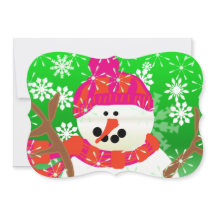 Happy Snowman Kerstfeestdag