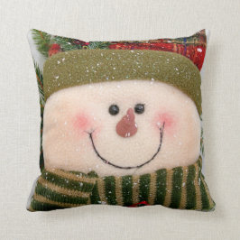 Happy Snowman Kussen