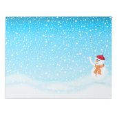 Happy Snowman-laptop Notitieblok (Voorkant)