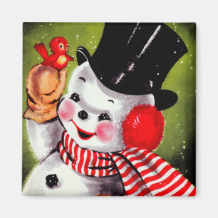 Happy Snowman Magneet