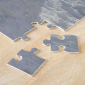 Happy Snowman originele winterfotografie Legpuzzel (Zijkant)