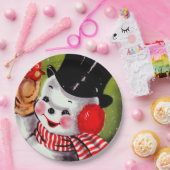 Happy Snowman Papieren Bordje (Feest)