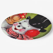 Happy Snowman Papieren Bordje (Gekanteld)