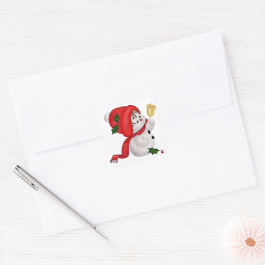 Happy Snowman Sticker (Envelop)