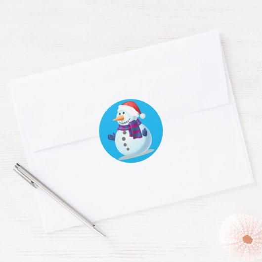 Happy Snowman stickers (Envelop)