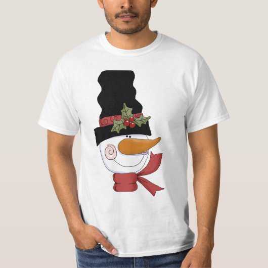 Happy Snowman Tshirts en Gifts (Voorkant)