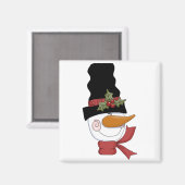 Happy Snowman Tshirts en Gifts Magneet (Voorkant / Achterkant)