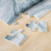 Happy Snowman Winter Wonderland Puzzle Legpuzzel (Zijkant)