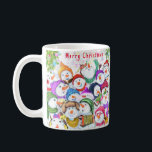 Happy Snowmans Christmas Coffee Mok<br><div class="desc">Koffiebekers met Happy Snowmans Merry Christmas Party Funny Drawing Cartoon Snowman Celebration - of Kies / Voeg Uw Unieke Tekst / Lettertype / Kleur - Maak Uw Speciale Mokken Gift - Formaat wijzigen en verplaatsen of verwijderen en elementen / afbeelding toevoegen met Customization tool ! - Tekenen en ontwerpen door...</div>