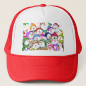 Happy Snowmans kerstfeest Pet Gift (Voorkant)