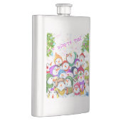 Happy Snowmans Kerstfles Flacon (Rechts)