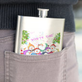 Happy Snowmans Kerstfles Flacon (Voorbeeld)