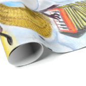 Happy Snowmans kerstinpakpapier Cadeaupapier (Rol Hoek)