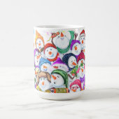 Happy Snowmans Merry Kerstfeestdag Koffiemok (Center)