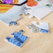 Happy Snowmans Merry Kerstfeestdag Legpuzzel (Zijkant)