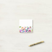 Happy Snowmans Merry Kerstmis Post-it® Notes (Op bureau)