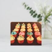 Happy Snowmen Briefkaart (Staand voorkant)