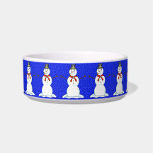 Happy Snowmen-kerstbal Bowl