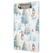 Happy Snowmen Pattern Klembord (Links)