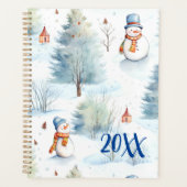 Happy Snowmen Pattern Planner (Voorkant)