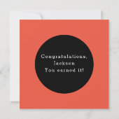 Happy Sober-herdenkingskaart Kaart (Achterkant)