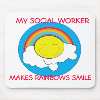 Happy Social Worker Mousepad Muismat