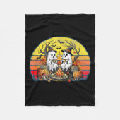 Happy Soky Camng Crew Halloween Campfire  Fleece Deken (Voorkant)