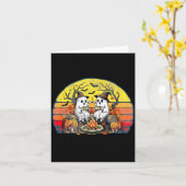 Happy Soky Camng Crew Halloween Campfire Kaart (Gele Bloem)