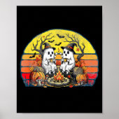Happy Soky Camng Crew Halloween Campfire  Poster (Voorkant)