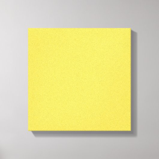 HAPPY SOLID YELLOW ACHTERGRONDEN WALLPAPERS SJABLO CANVAS AFDRUK (Voorkant)