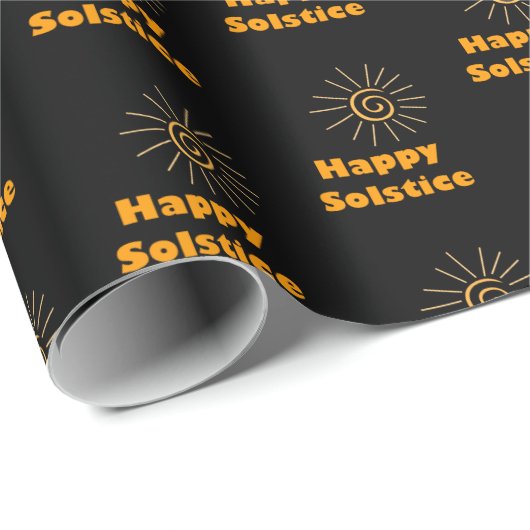 Happy Solstice Cadeaupapier (Rol Hoek)