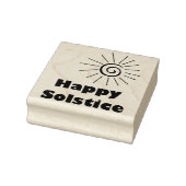 Happy Solstice Rubberstempel (Stempel)